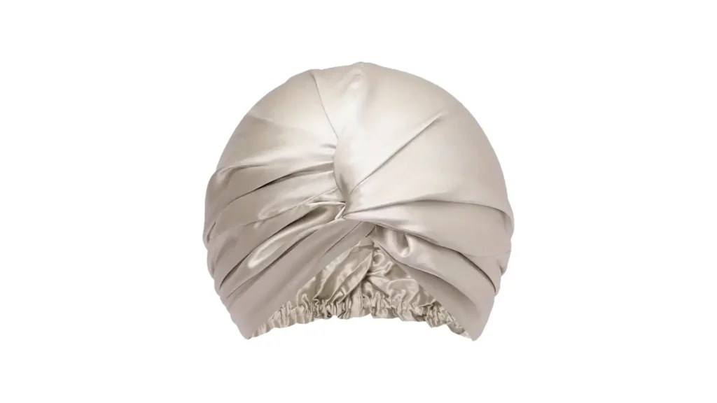 Larg size silk bonnet