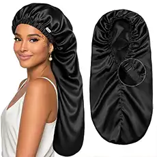 YANIBEST Long Bonnet Braid Bonnet for Sleeping