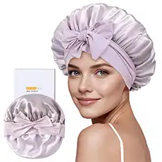 ZIMASILK 100% Mulberry Silk Bonnet for Sleeping